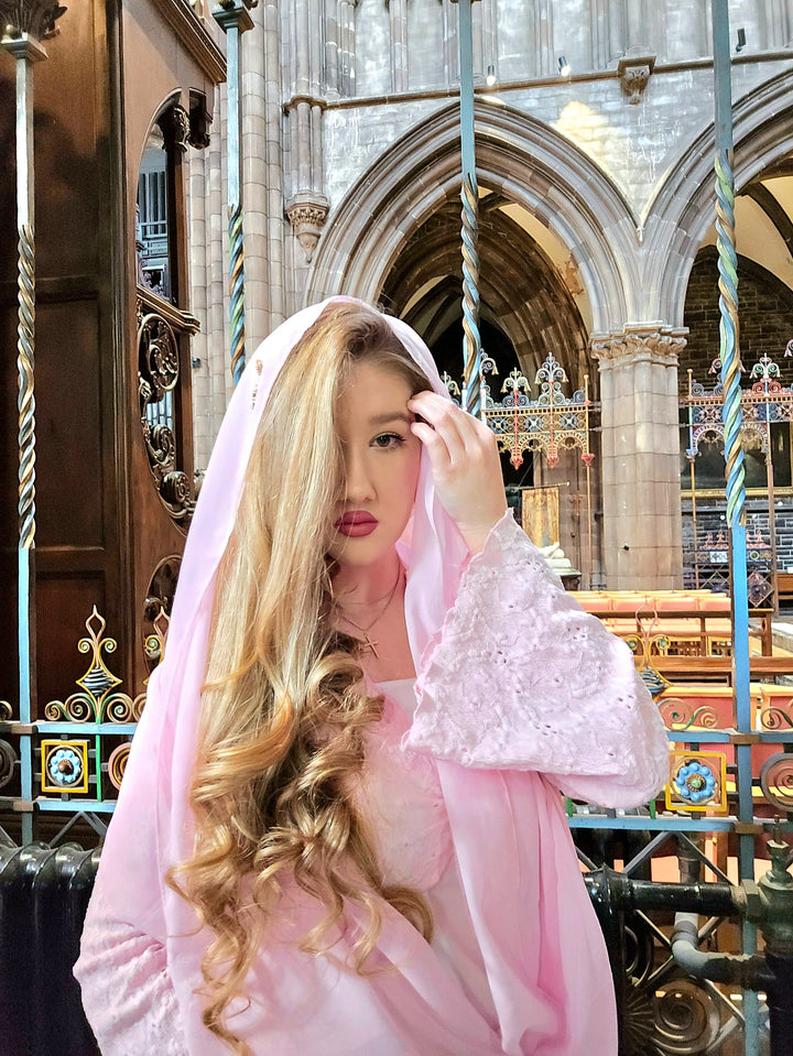 Sacred Heart Veil (Pink)